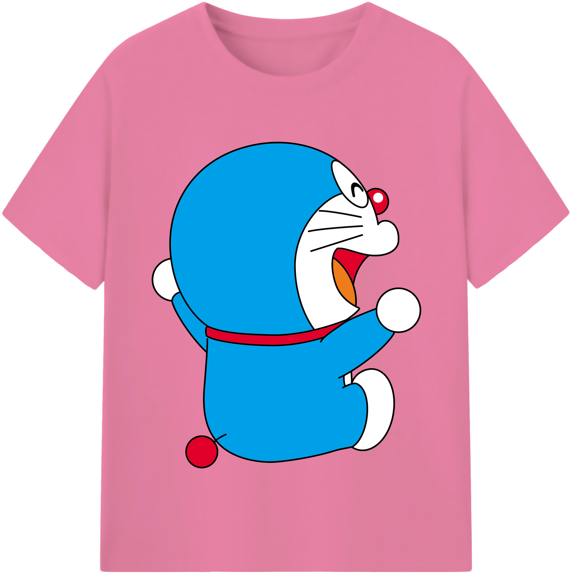 （画像用） ドラえもん Doraemon 綿100％半袖Tシャツ（フロントプリント）